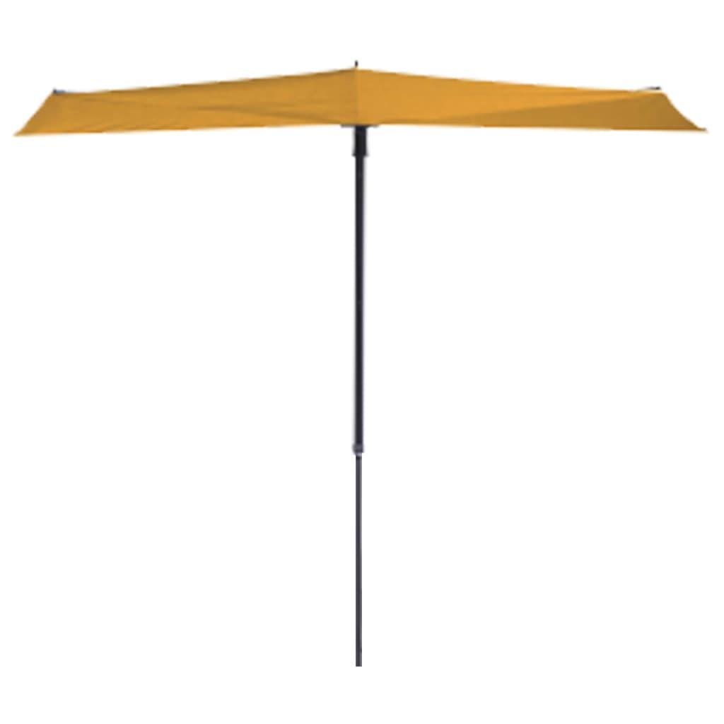 Madison Altanparasol Sun Wave 270x150 Gyldengul