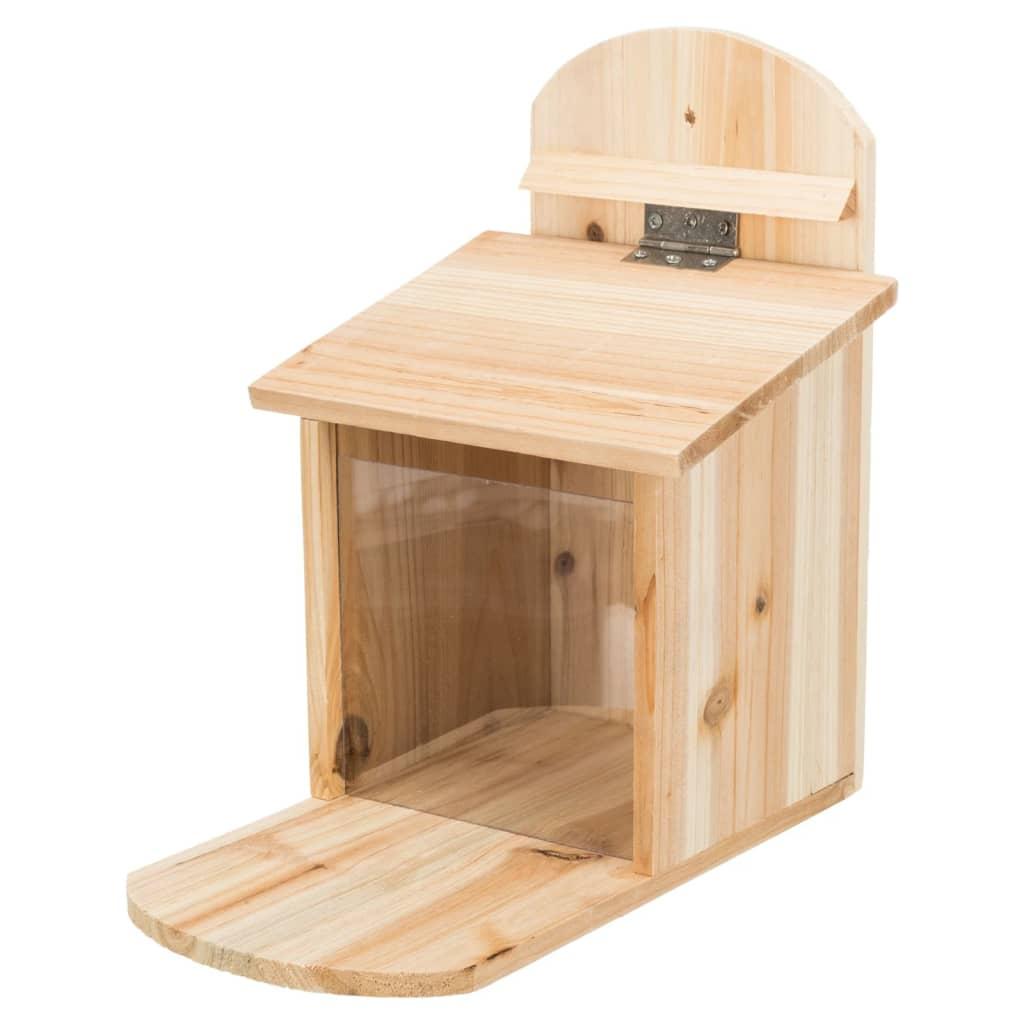 Trixie Foderstation Til Egern 20x30x30 Cm Fyrretræ