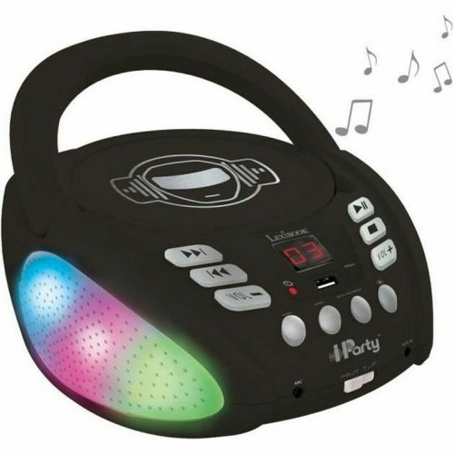 Boombox CD/MP3-afspiller Lexibook iParty Bluetooth 5.0 - Sort med USB
