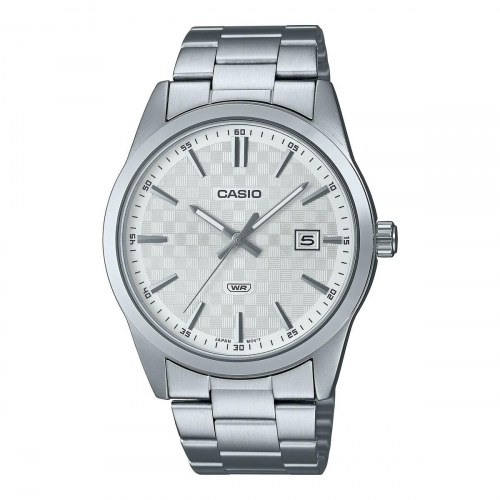 Casio MTP-VD03D herreur - sølv, dato, 41 mm