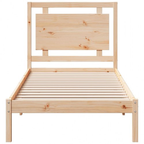 Ekstra lang sengeramme 100 x 210 cm i massivt fyrretræ