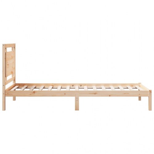 Ekstra lang sengeramme 100 x 210 cm i massivt fyrretræ
