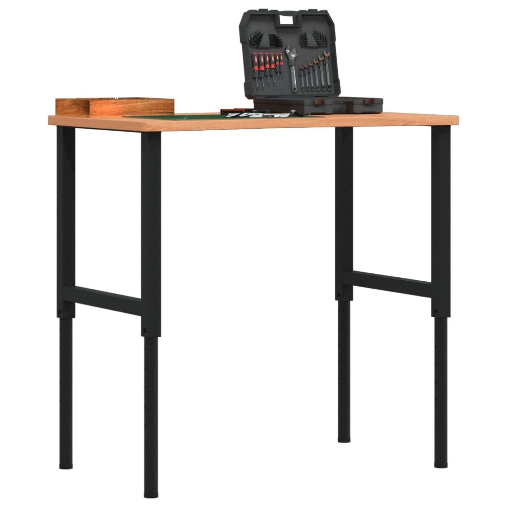 Arbejdsbænk 100x55 60x71 Massivt Bøgetræ