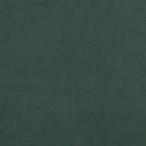 Sengeramme i fløjl med sengegavl - mørkegrøn 100 × 200 cm