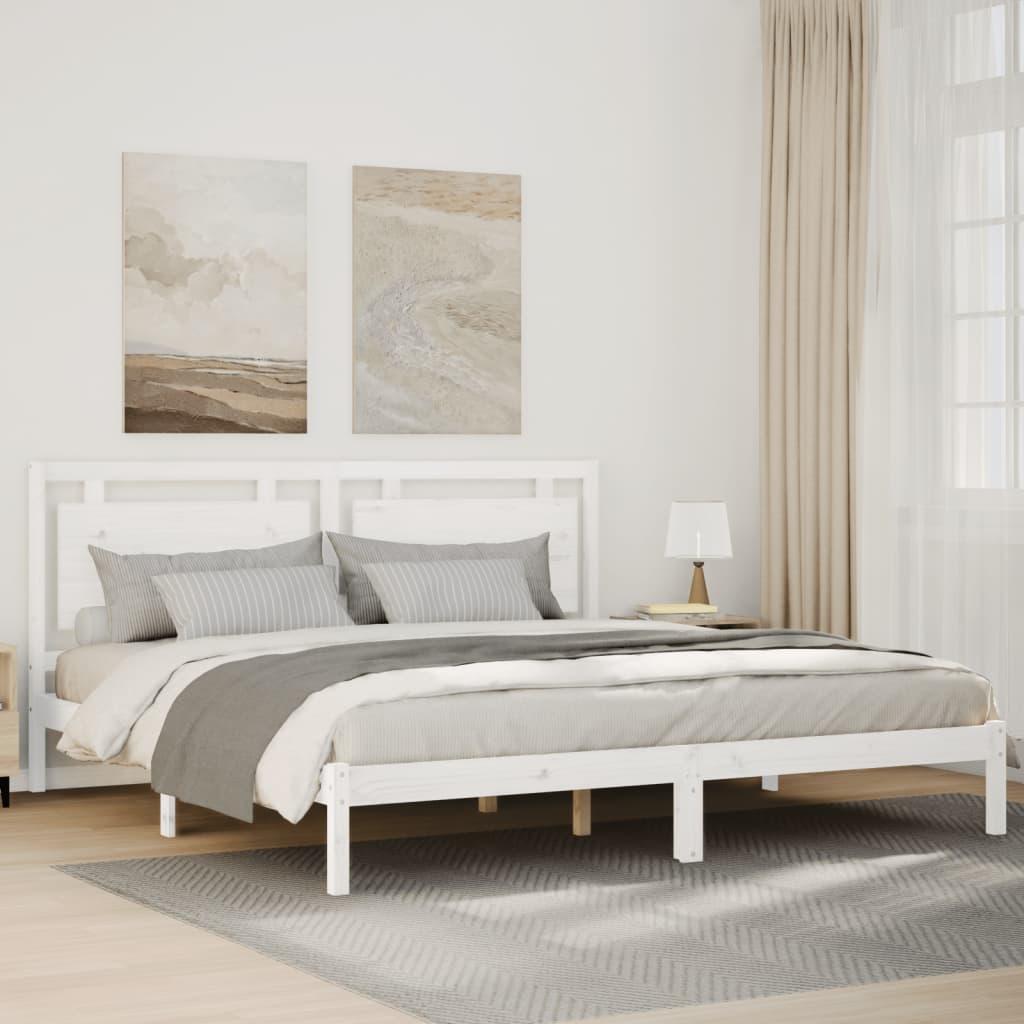 Ekstra lang sengeramme uden madras 180x210 cm massivt træ