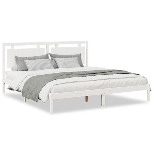Ekstra lang sengeramme uden madras 180x210 cm massivt træ