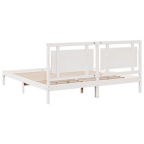 Ekstra lang sengeramme uden madras 180x210 cm massivt træ