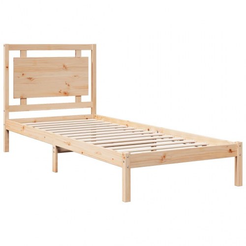 Ekstra lang sengeramme i massivt fyrretræ 100 x 220 cm - uden madras