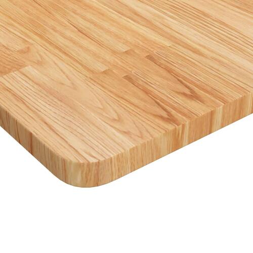 Arbejdsbænk 100x60x(71,5-98) cm massivt egetræ rektangulær