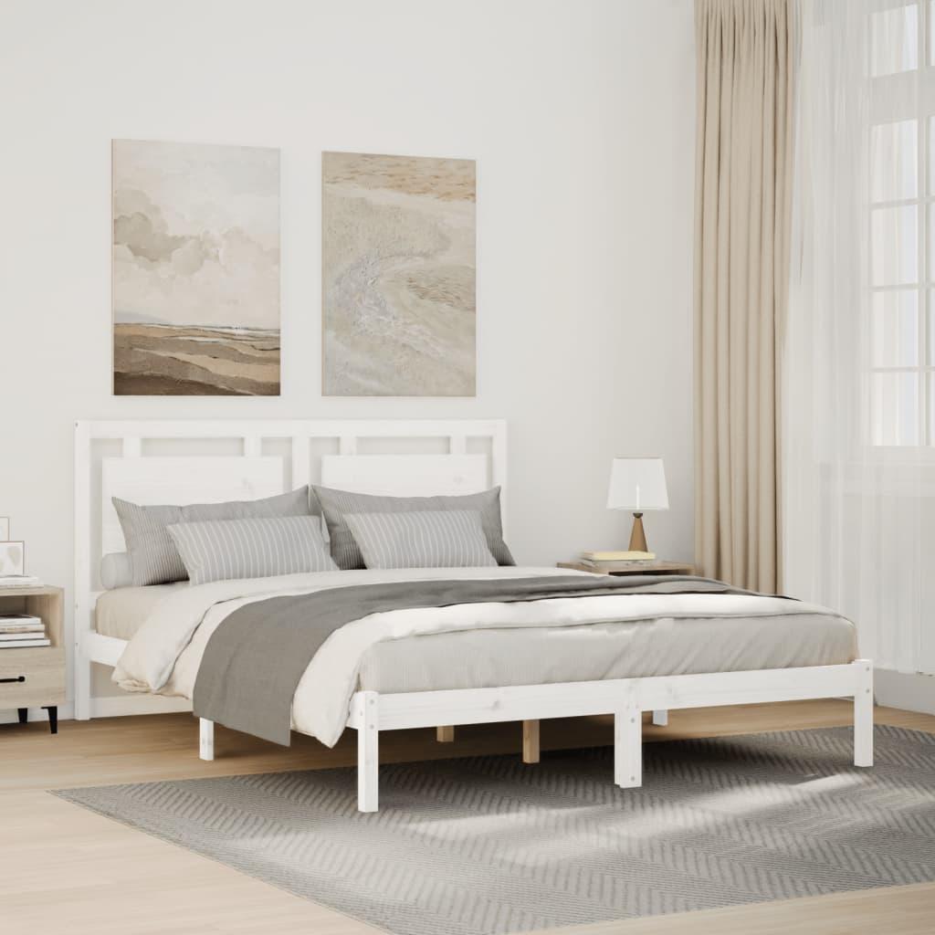 Ekstra Lang Sengeramme Uden Madras 140x220 Cm Massivt Træ