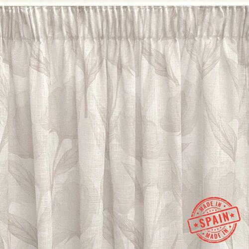 Gardin Alexandra House Living Sofia Beige 140 x 270 x 1 cm Gennemskinnelig