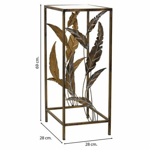 Hjørnebord Alexandra House Living Guld 28 x 69 x 28 cm