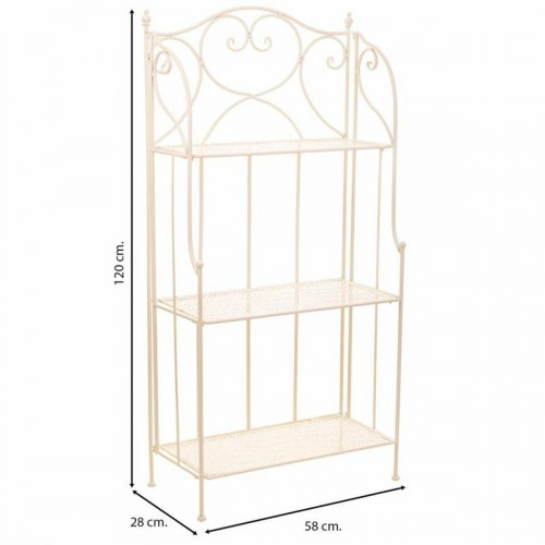 Hylder Alexandra House Living Hvid Metal Jern 30 x 70 x 30 cm
