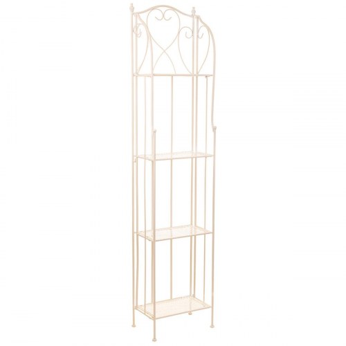 Hylder Alexandra House Living Hvid Metal Jern 25 x 90 x 30 cm