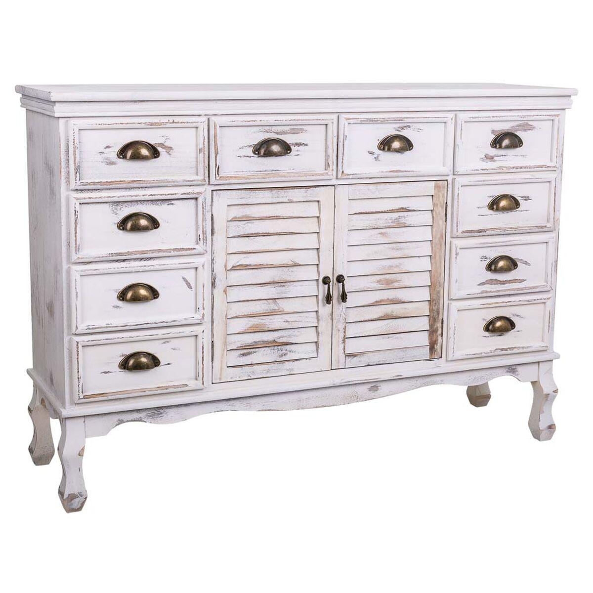 Skænk Alexandra House Living Hvid Paulonia træ 33 x 78 x 113 cm