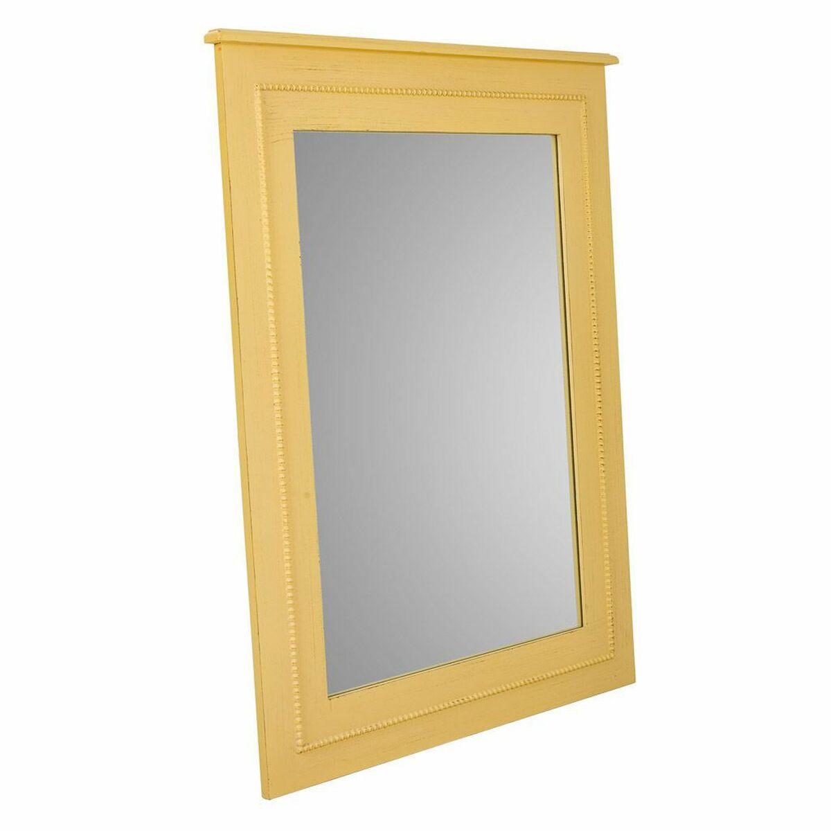 Vægspejl Alexandra House Living Gul Glas Gran 3 X 90 X 70 Cm