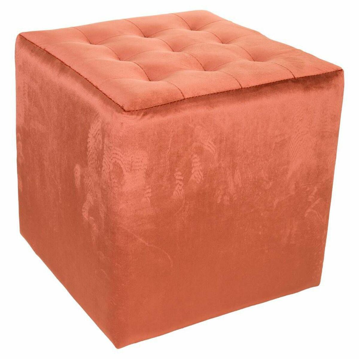 Taburet Alexandra House Living Fløjl Træ Mdf 40 X 38 X 40 Cm