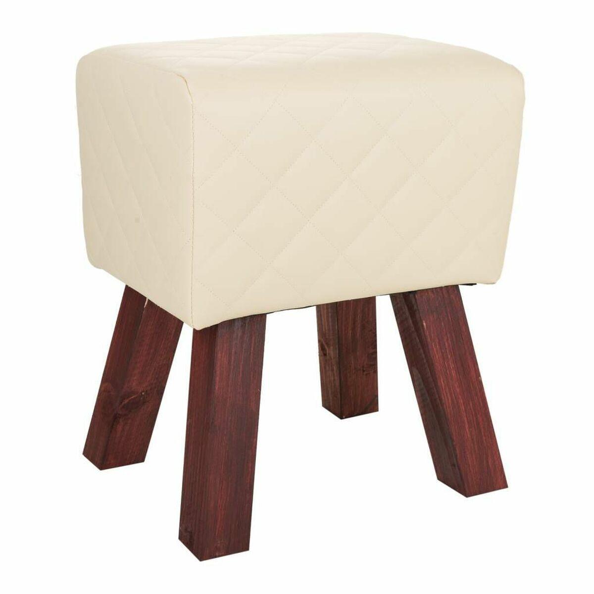 Taburet Alexandra House Living Pvc Træ Mdf 30 X 47 X 36 Cm