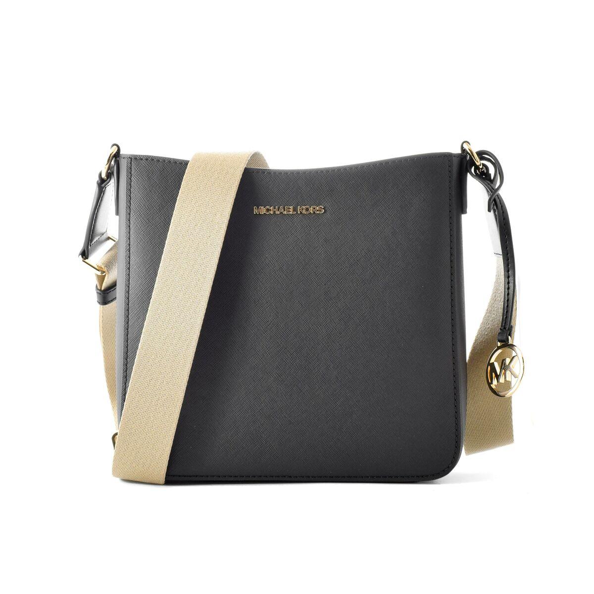 Michael Kors crossbody håndtaske - sort kanvas 22 × 23 × 6 cm (35S4GTVC5L)