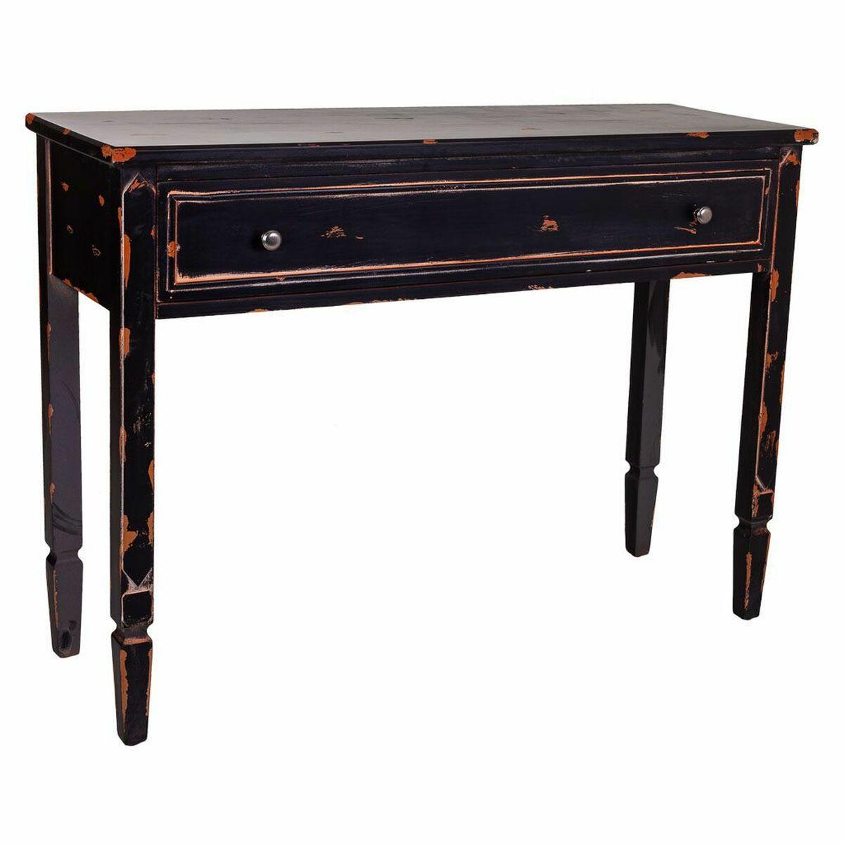 Entrebord Med Skuffer Alexandra House Living Sort Gran Træ Mdf 38 X 82 X 112 Cm