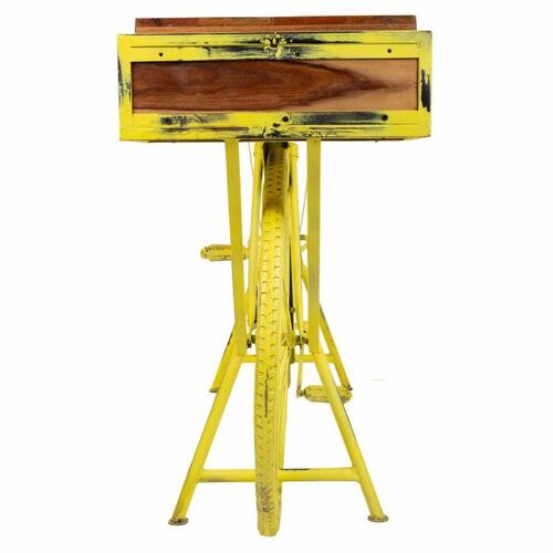 Hallbord Alexandra House Living Bike Gul Jern Mangotræ 46 x 93 x 187 cm