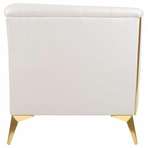 Lænestol Alexandra House Living Hvid 72 x 75 x 104 cm Betræk