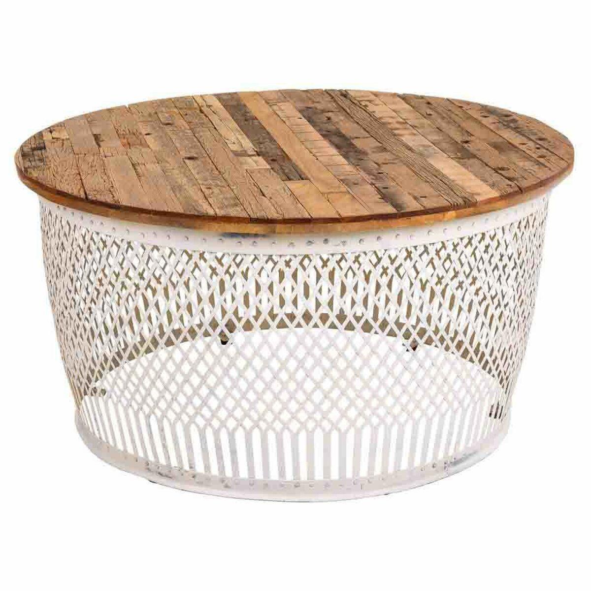 Sofabord Alexandra House Living Træ Jern 91 X 48 X 91 Cm