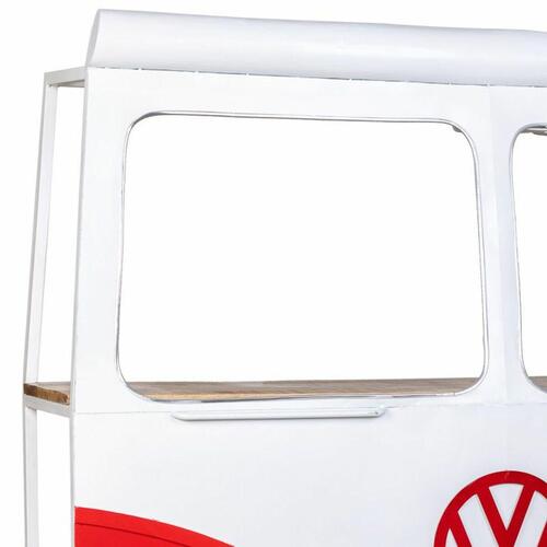 Flaskestativ bar Alexandra House Living Drive Hvid Rød 40 x 135 x 178 cm
