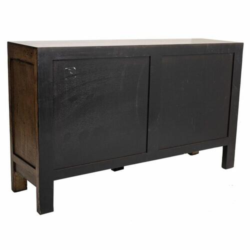 Skænk Alexandra House Living Rød Træ Elmetræ 40 x 86 x 144 cm