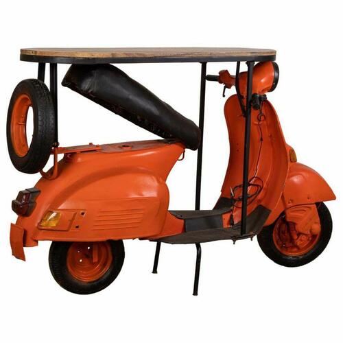 Flaskestativ bar Alexandra House Living Drive Orange 66 x 115 x 185 cm