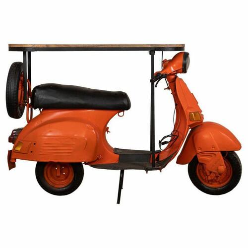 Flaskestativ bar Alexandra House Living Drive Orange 66 x 115 x 185 cm