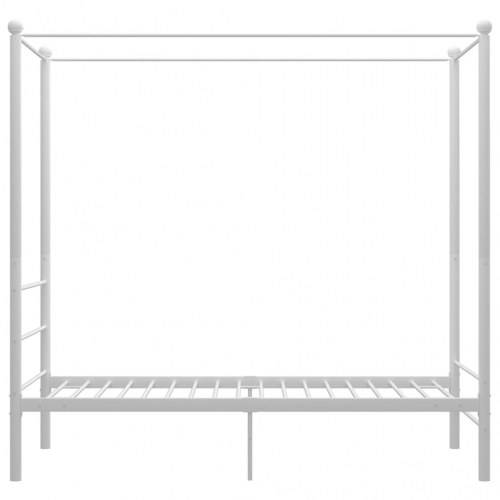 Himmelseng - sengestel i metal 100x200 cm, hvid