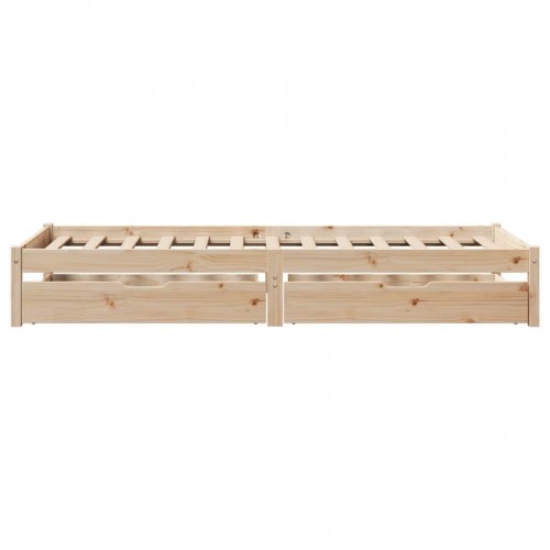 Sengeramme uden madras 90x200 cm massivt fyrretræ