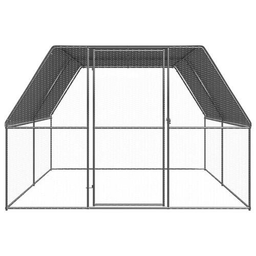 Hønsegård 3x4x2 m galvaniseret stål
