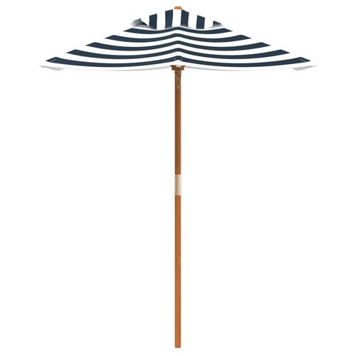Parasol med træstang Ø120x140 cm ti børn