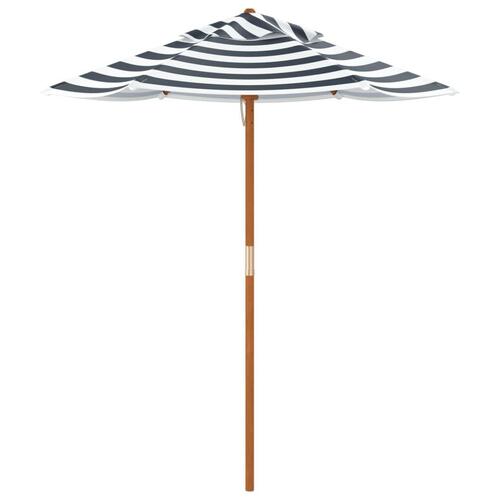 Parasol med træstang Ø120x140 cm ti børn