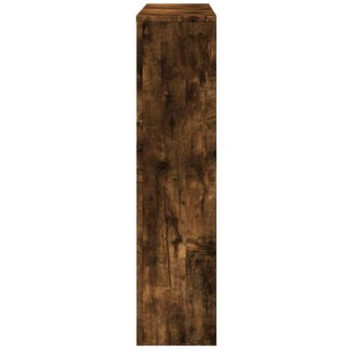 Radiatorskjuler 149x20x82 cm konstrueret træ røget egetræsfarve