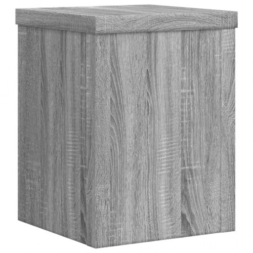 Plantestativer 2 stk. 15 x 15 x 20 cm - grå sonoma-eg