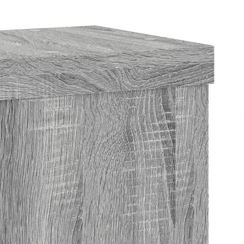 Plantestativer 2 stk. 15 x 15 x 20 cm - grå sonoma-eg