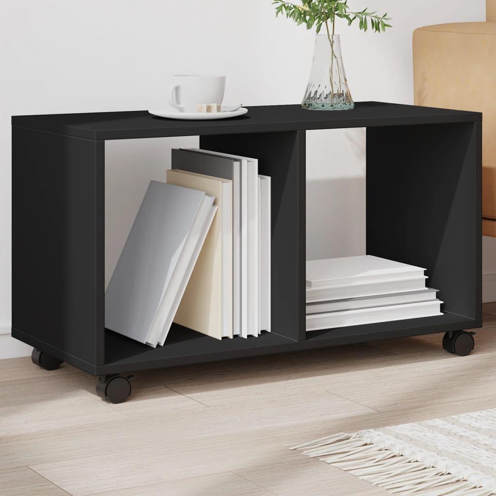 Rullebord 72x33x425 Cm Konstrueret Træ Sort