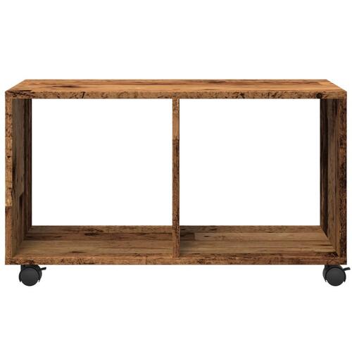 Rullebord 72x33x42,5 cm konstrueret træ gammelt trælook