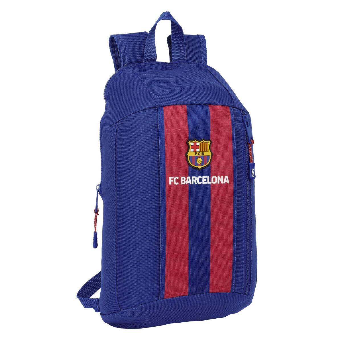 Rygsæk F.c. Barcelona 24/25 Rødbrun Marineblå 22 X 39 X 10 Cm