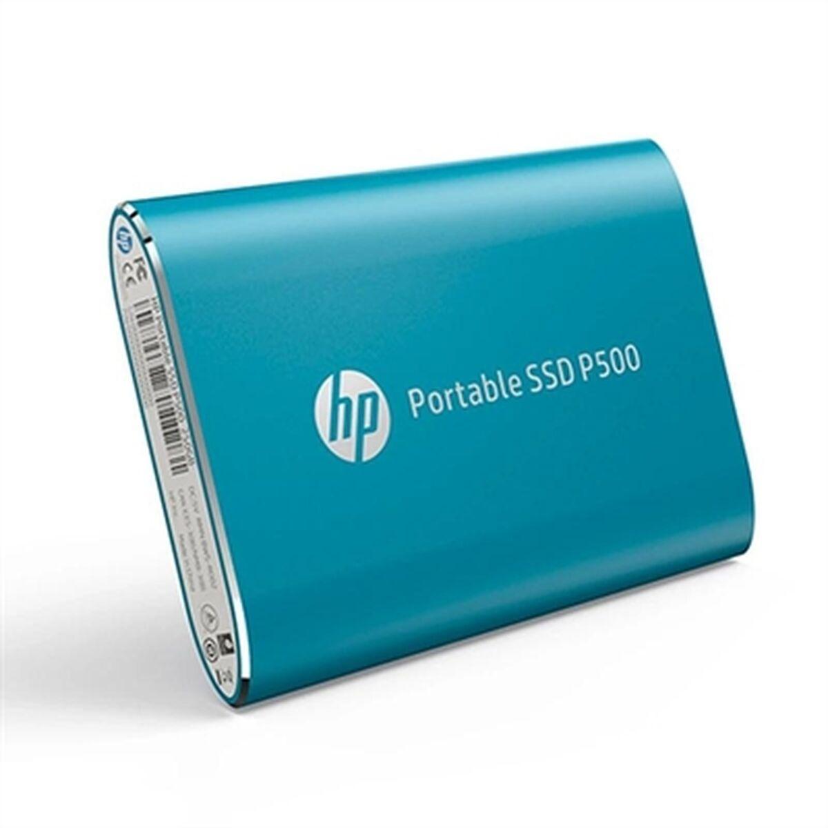 Ekstern harddisk HP P500 500 GB SSD Blå