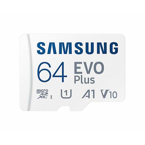 Mikro-SD-hukommelseskort med adapter Samsung EVO Plus 64GB