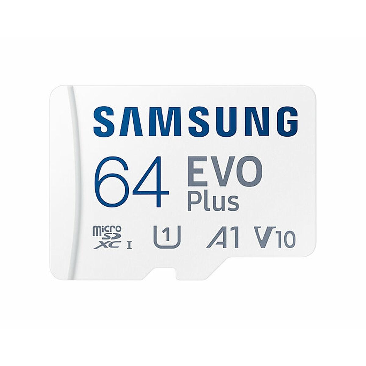 Mikro-SD-hukommelseskort med adapter Samsung EVO Plus 64GB