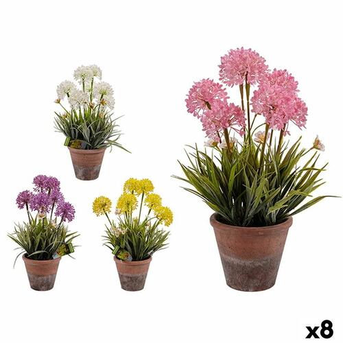 Dekorativ plante Kork Keramik Plastik 24 x 43 x 24 cm (8 enheder)