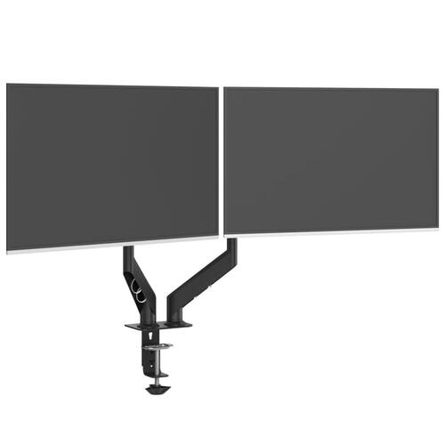 Dobbelt skærmholder maks. 27" skærm gasfjeder 20 kg