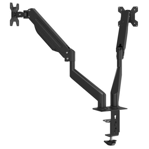 Dobbelt skærmholder maks. 27" skærm gasfjeder 20 kg