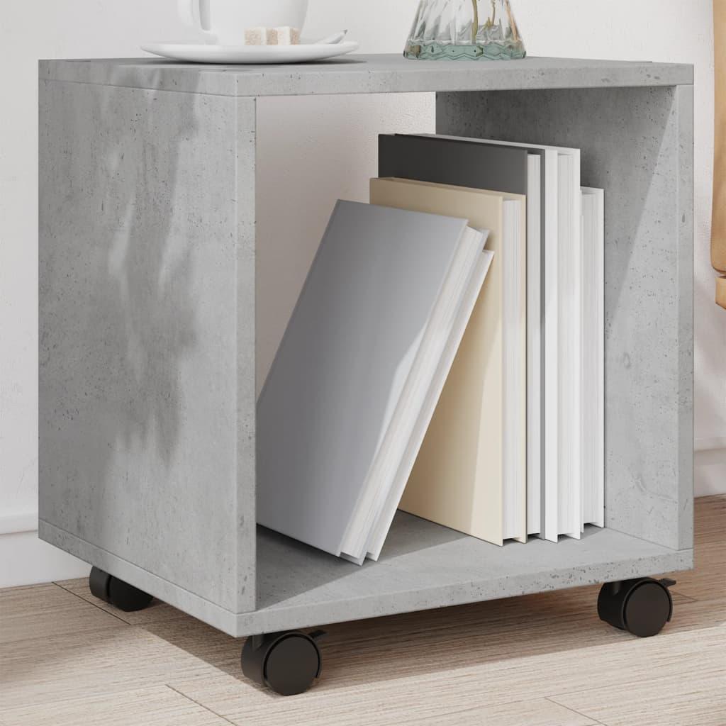 Rullebord 37x33x42 Konstrueret Træ Betongrå