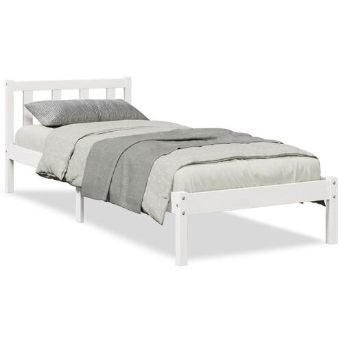 Ekstra lang sengeramme uden madras 90x220 cm massivt fyrretræ